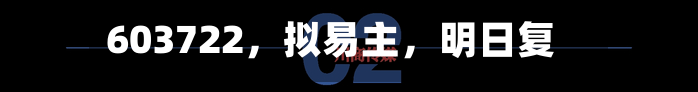 603722，拟易主，明日复牌-第2张图片