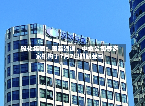 雅化集团：国泰海通、中金公司等多家机构于7月7日调研我司-第3张图片