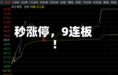 秒涨停，9连板！-第2张图片