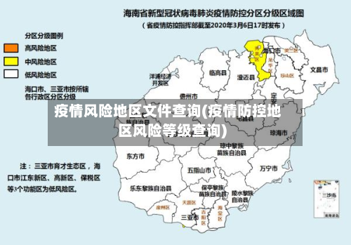 疫情风险地区文件查询(疫情防控地区风险等级查询)-第1张图片