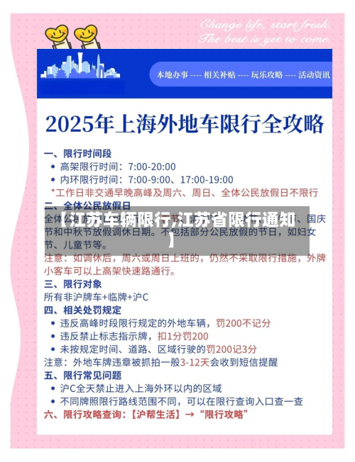 【江苏车辆限行,江苏省限行通知】-第1张图片