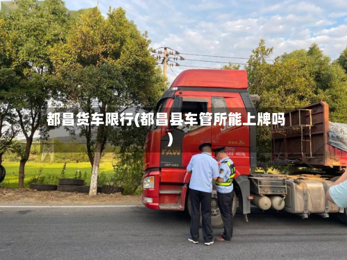 都昌货车限行(都昌县车管所能上牌吗)-第1张图片