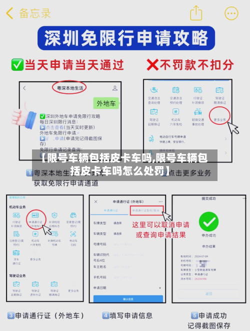 【限号车辆包括皮卡车吗,限号车辆包括皮卡车吗怎么处罚】-第1张图片
