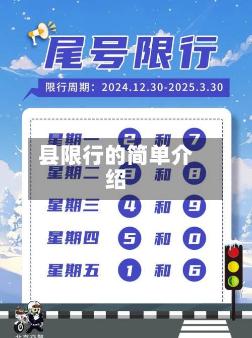 县限行的简单介绍-第1张图片