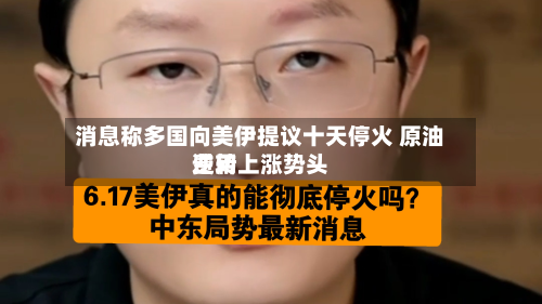 消息称多国向美伊提议十天停火 原油费用
逆转上涨势头-第1张图片
