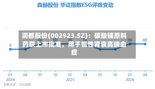 润都股份(002923.SZ)：碳酸镧原料药获上市批准	，用于慢性肾衰高磷血症-第2张图片