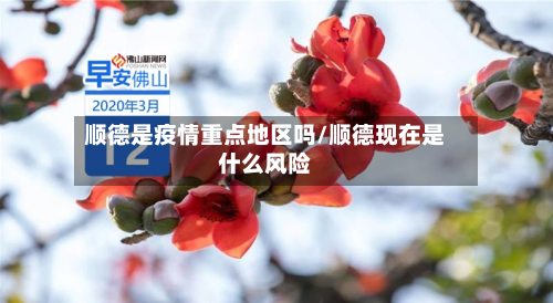顺德是疫情重点地区吗/顺德现在是什么风险-第1张图片
