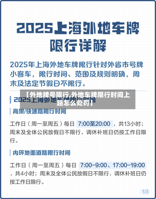 【外地牌号限行,外地车牌限行时间上路怎么处罚】-第1张图片