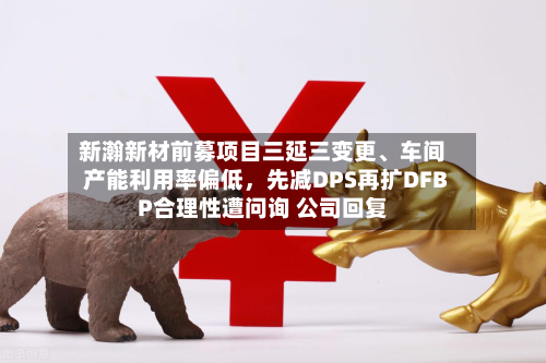 新瀚新材前募项目三延三变更	、车间产能利用率偏低，先减DPS再扩DFBP合理性遭问询 公司回复-第3张图片