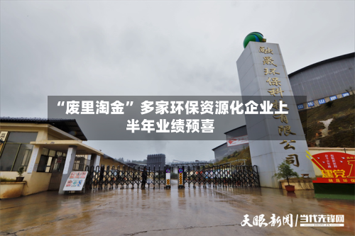 “废里淘金” 多家环保资源化企业上半年业绩预喜-第3张图片