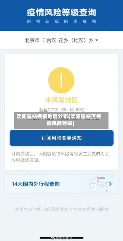 沈阳皇姑疫情地区分布(沈阳皇姑区疫情风险等级)-第1张图片