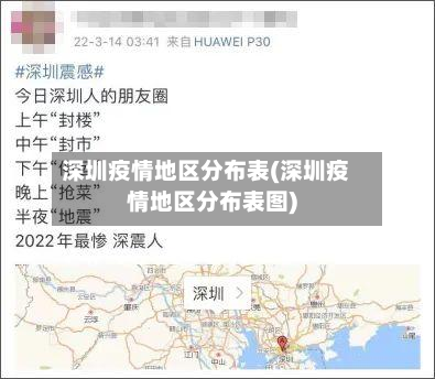 深圳疫情地区分布表(深圳疫情地区分布表图)-第1张图片