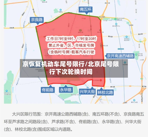 京恢复机动车尾号限行/北京尾号限行下次轮换时间-第1张图片