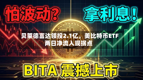 贝莱德富达领投2.1亿	，美比特币ETF两日净流入现拐点-第1张图片
