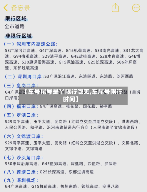 【车号尾号是丫限行哪无,车尾号限行时间】-第1张图片