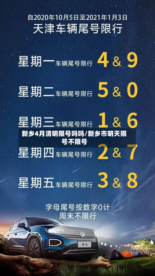 新乡4月清明限号吗吗/新乡市明天限号不限号-第1张图片