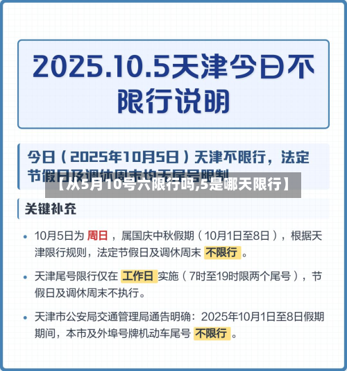 【从5月10号六限行吗,5是哪天限行】-第1张图片