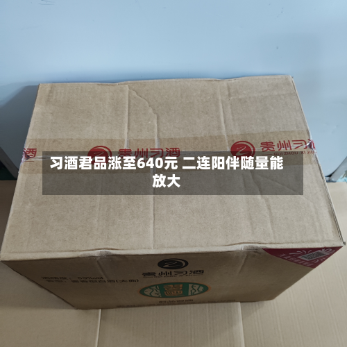 习酒君品涨至640元 二连阳伴随量能放大-第1张图片