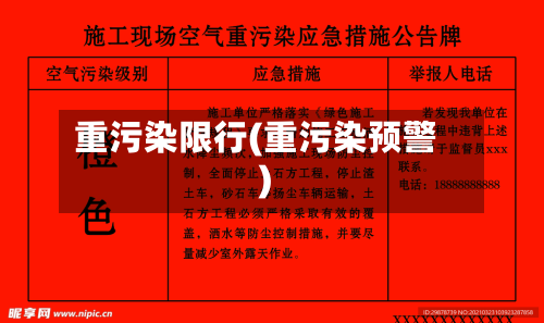 重污染限行(重污染预警)-第1张图片
