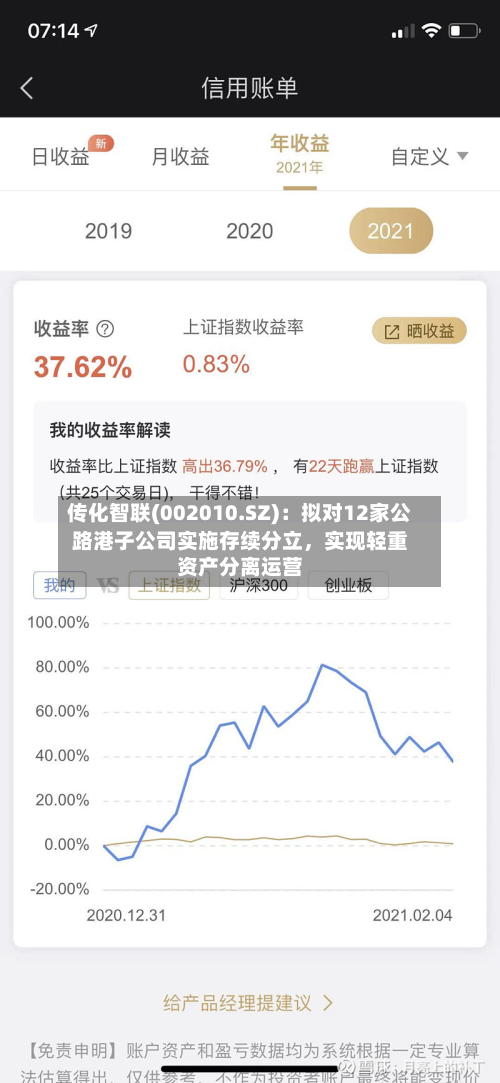 传化智联(002010.SZ)：拟对12家公路港子公司实施存续分立	，实现轻重资产分离运营-第3张图片