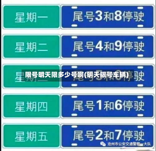 限号明天限多少号啊(明天限号车辆)-第1张图片