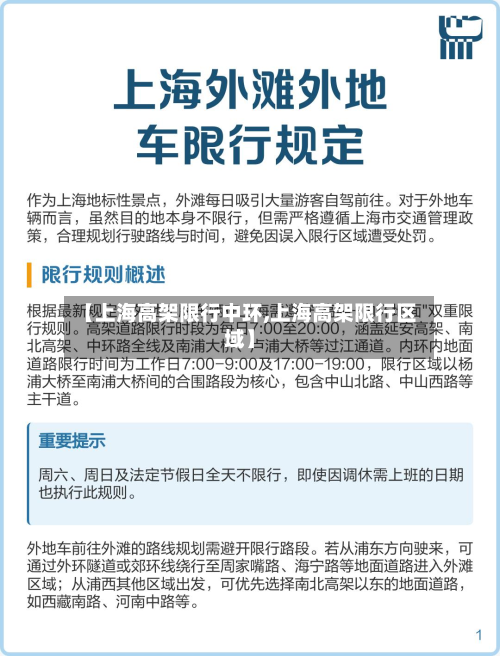 【上海高架限行中环,上海高架限行区域】-第1张图片