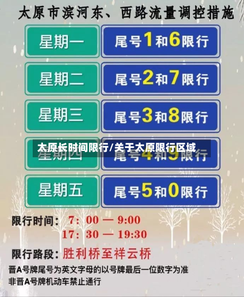 太原长时间限行/关于太原限行区域-第1张图片