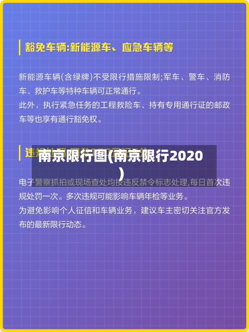 南京限行图(南京限行2020)-第1张图片
