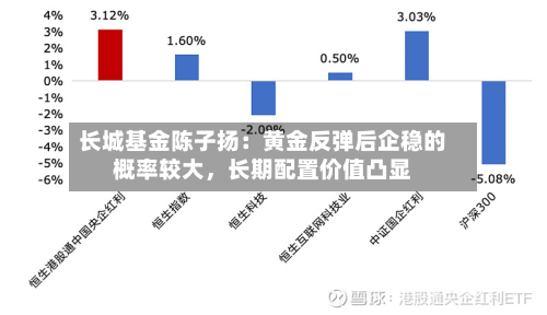 长城基金陈子扬：黄金反弹后企稳的概率较大	，长期配置价值凸显-第3张图片