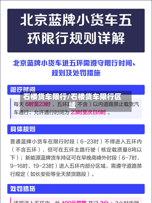 石楼货车限行/石楼货车限行区域-第1张图片