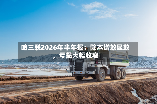 哈三联2026年半年报：降本增效显效	，亏损大幅收窄-第3张图片