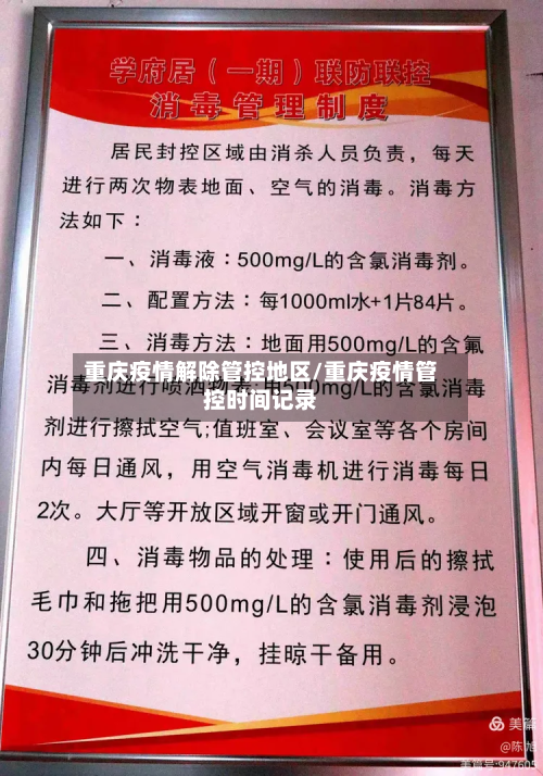 重庆疫情解除管控地区/重庆疫情管控时间记录-第1张图片