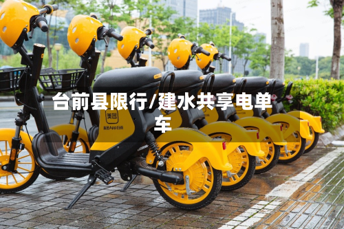 台前县限行/建水共享电单车-第1张图片