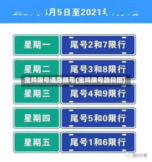 宝鸡限号道路限号(宝鸡限号路段图)-第1张图片