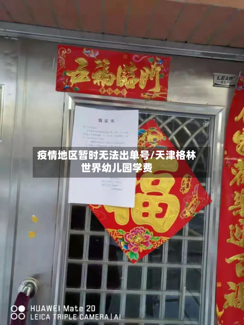 疫情地区暂时无法出单号/天津格林世界幼儿园学费-第1张图片