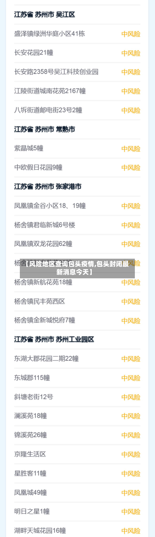 【风险地区查询包头疫情,包头封闭最新消息今天】-第1张图片