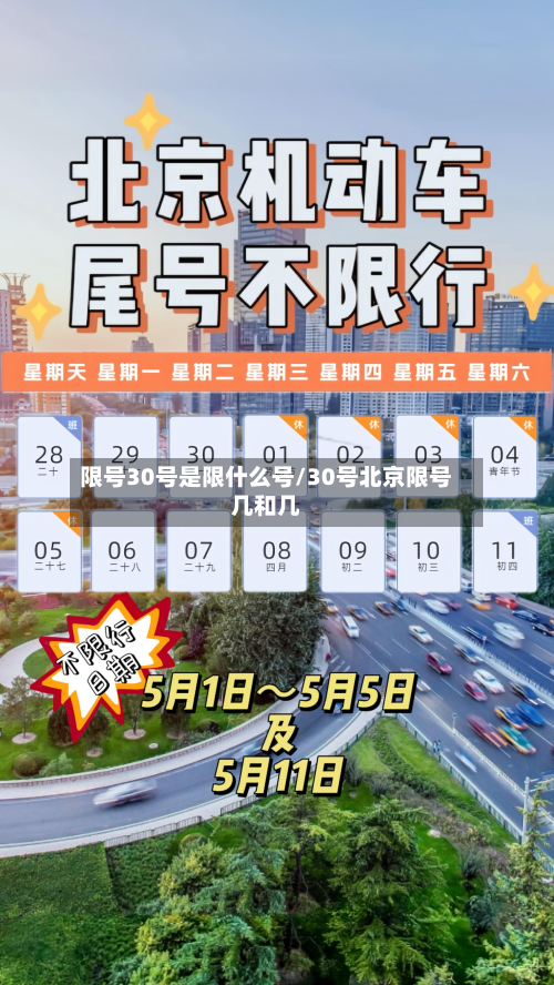 限号30号是限什么号/30号北京限号几和几-第1张图片