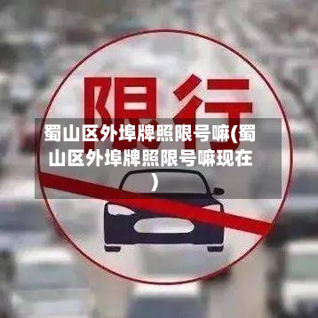 蜀山区外埠牌照限号嘛(蜀山区外埠牌照限号嘛现在)-第1张图片