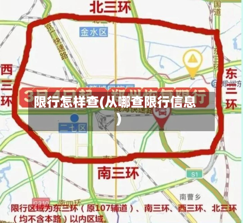 限行怎样查(从哪查限行信息)-第1张图片