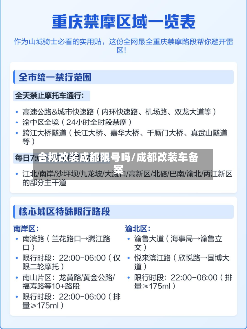 合规改装成都限号吗/成都改装车备案-第1张图片