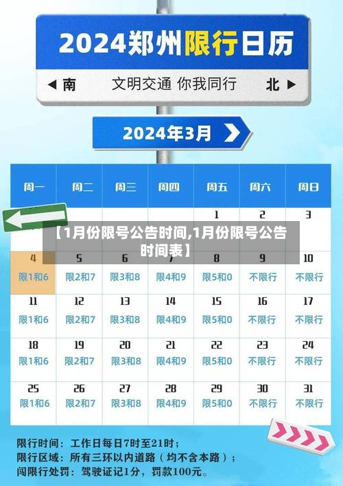 【1月份限号公告时间,1月份限号公告时间表】-第2张图片