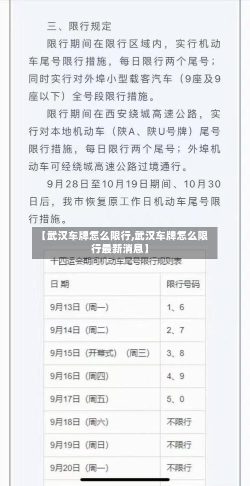 【武汉车牌怎么限行,武汉车牌怎么限行最新消息】-第2张图片