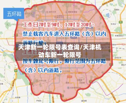 天津新一轮限号表查询/天津机动车新一轮限号-第3张图片