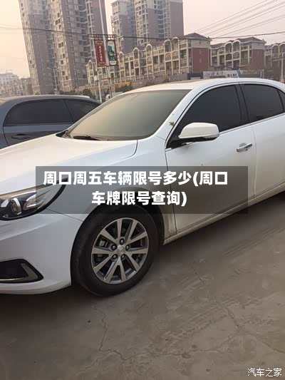周口周五车辆限号多少(周口车牌限号查询)-第1张图片