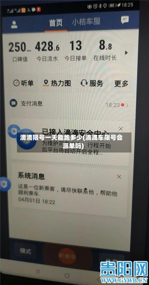 滴滴限号一天能跑多少(滴滴车限号会派单吗)