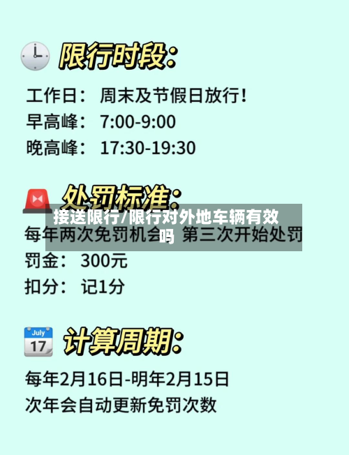 接送限行/限行对外地车辆有效吗-第1张图片