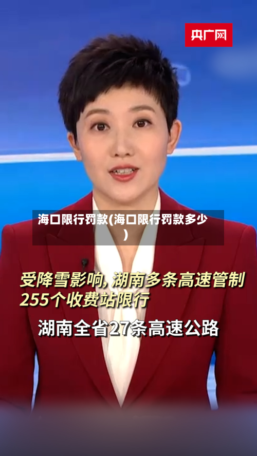 海口限行罚款(海口限行罚款多少)-第1张图片