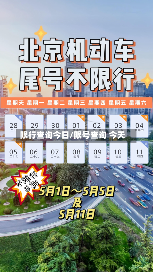 限行查询今日/限号查询 今天-第1张图片