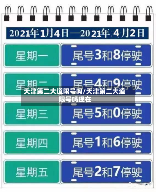 天津第二大道限号吗/天津第二大道限号吗现在-第1张图片