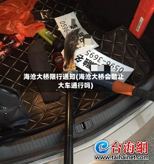 海沧大桥限行通知(海沧大桥会禁止大车通行吗)-第1张图片